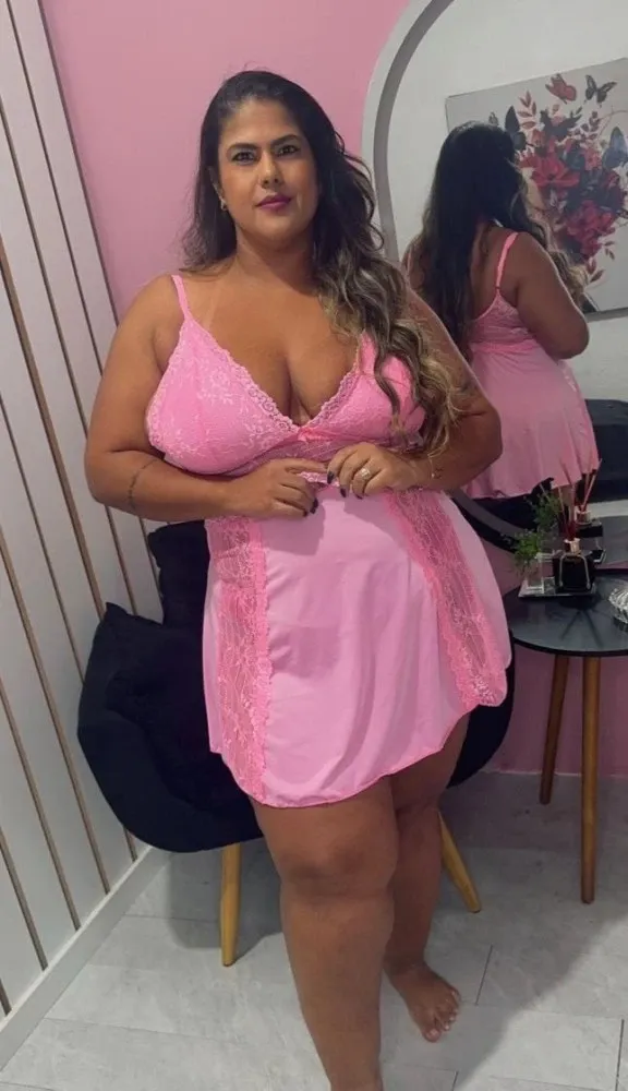 CAMISOLA S/BOJO PLUS SIZE CECILIA  - ROSA PANTERA