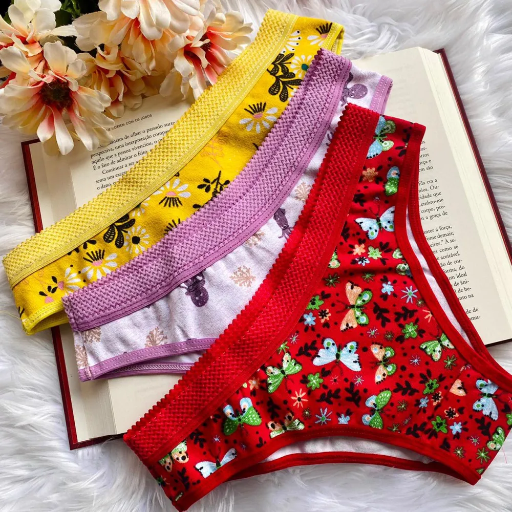 CALCINHA VANESSA ALGODÃO CONFORTO (não é possível escolher cor - cores/estampas variadas) 3