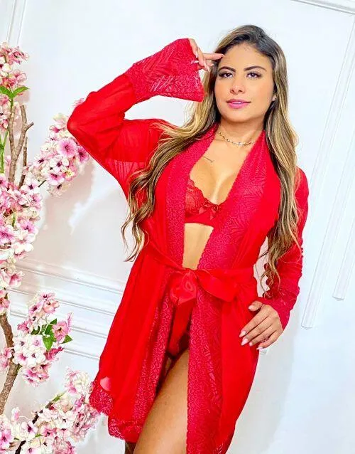 Robe De Liganete Manga Longa
