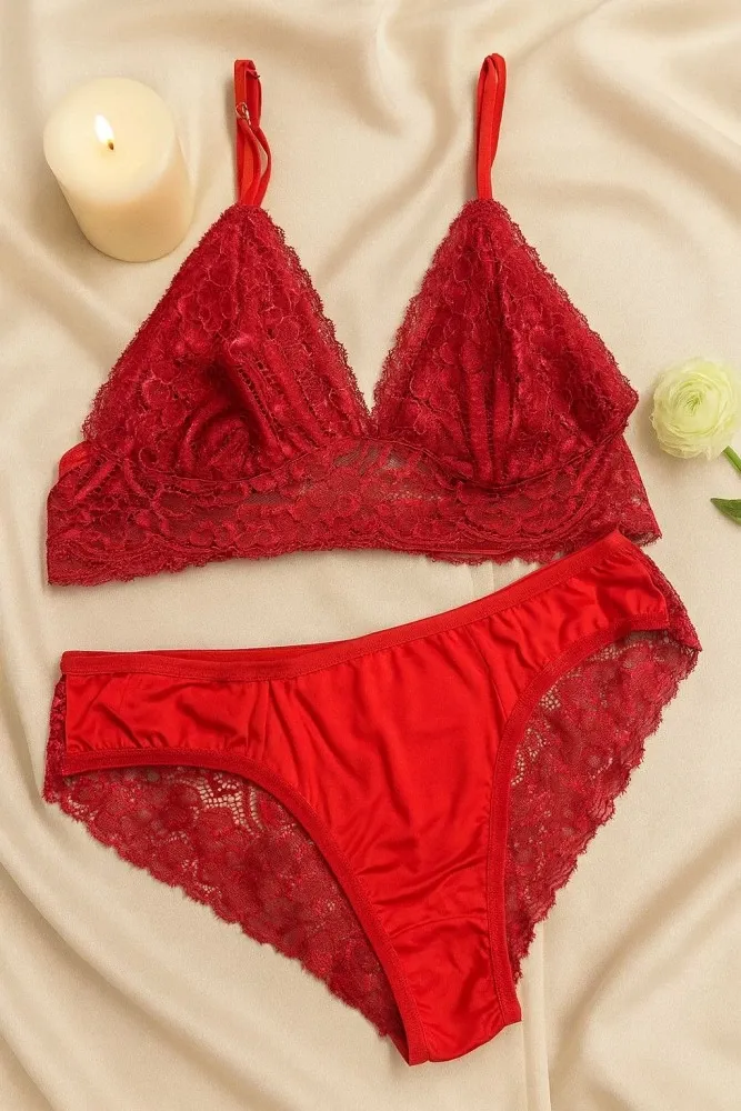 CONJUNTO S/BOJO GRAZIELA 315 - VERMELHO