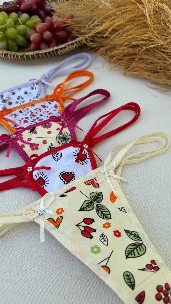 CALCINHA TIRAS 746 (não é possível escolher cor - cores variadas) 2